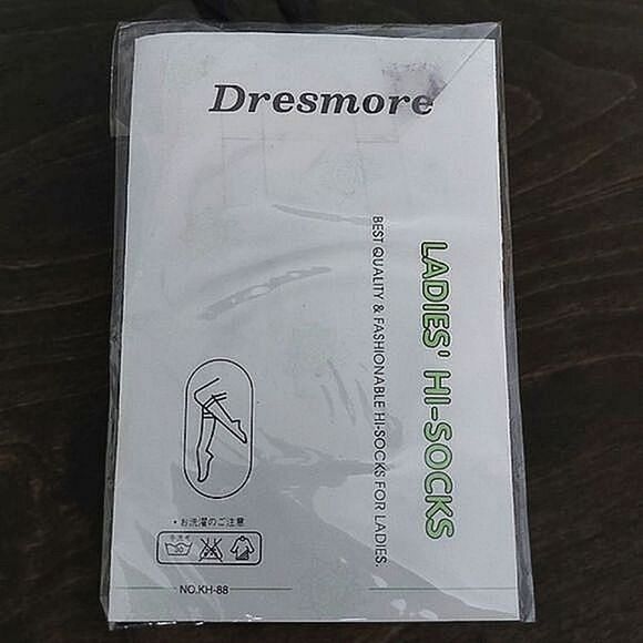 Japanese 90s Deadstock black knee-high stockings - Picture 3 of 6